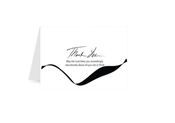 Ink Marked Thank You Card - Image 2