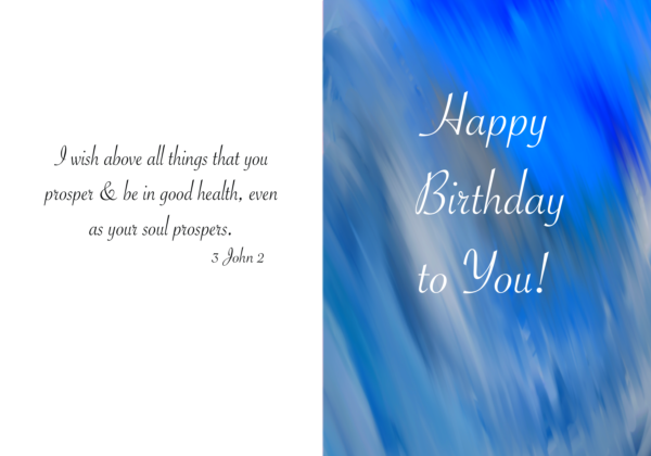 Happy Birthday to You! (streak design) Card - Image 2