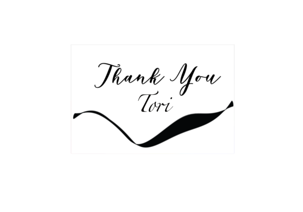 Ink Marked Thank You Card - Image 3