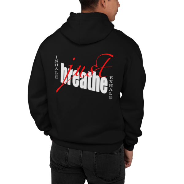 YHWH Just Breathe Hoodie - Image 4