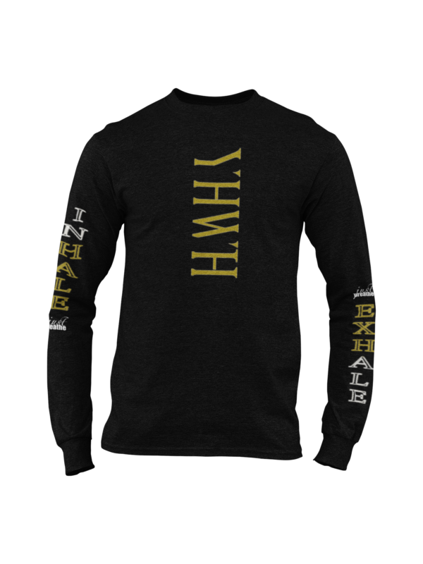 YHWH Inhale Exhale Sleeved Long Sleeve T shirt - Image 2