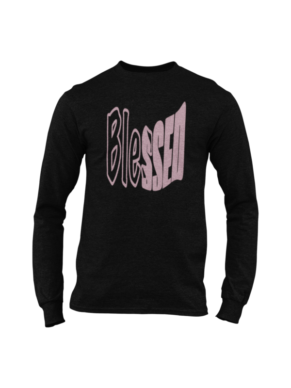 Blessed Color Blocked Long Sleeve T Shirt - Image 6