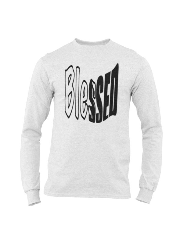 Blessed Color Blocked Long Sleeve T Shirt - Image 7