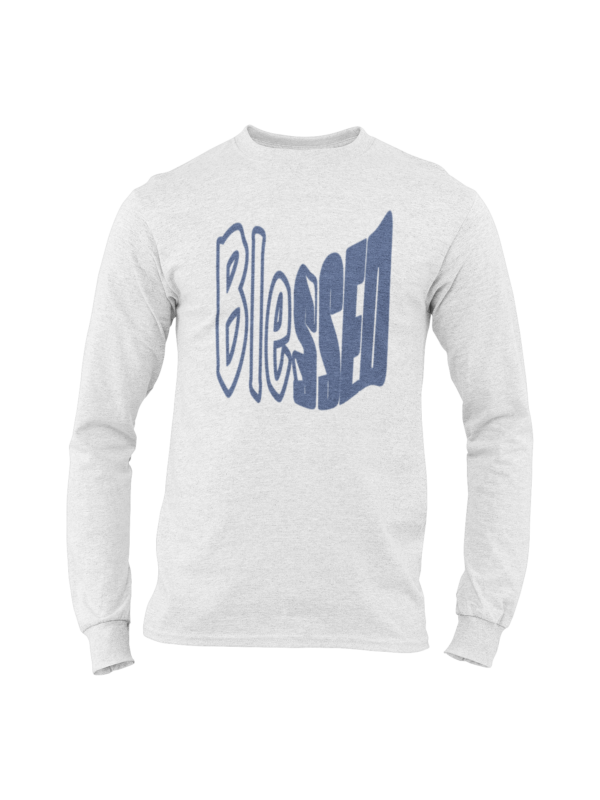 Blessed Color Blocked Long Sleeve T Shirt - Image 8