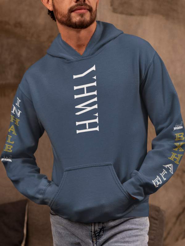 YHWH Inhale Exhale Sleeved Hoodie - Image 5