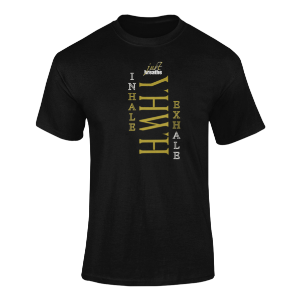 Inhale YHWH Exhale T Shirt - Image 6