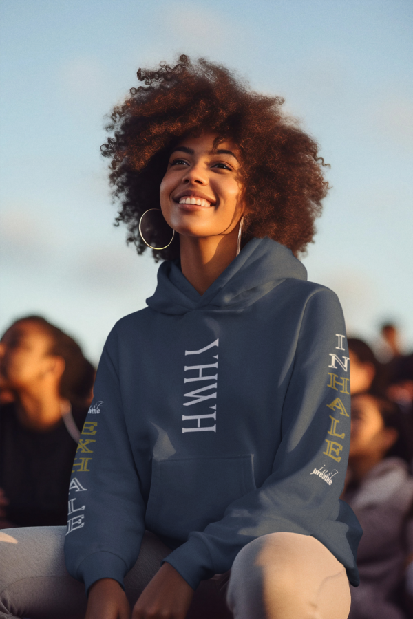 YHWH Inhale Exhale Sleeved Hoodie - Image 4