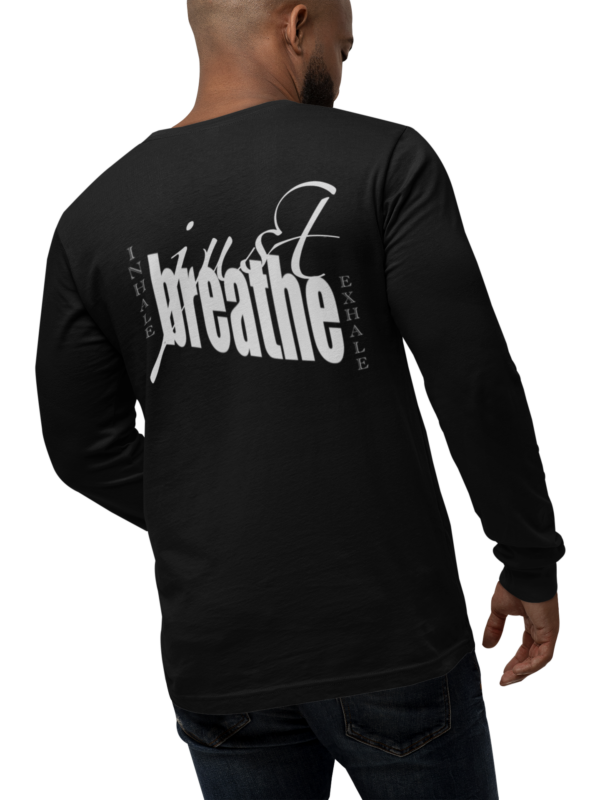 YHWH Just Breathe Long Sleeve T Shirt - Image 3