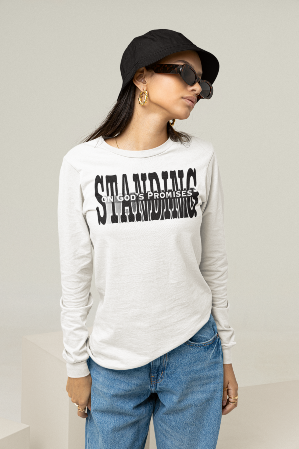 Standing on God's Promises Long Sleeve T Shirt - Image 4